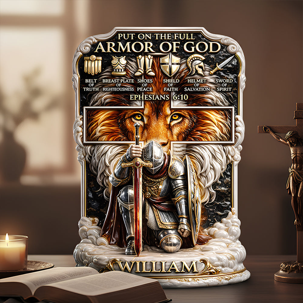 Armor of God – Acrylic Plaque Personalized Gifts For Christian 02HUDT120126