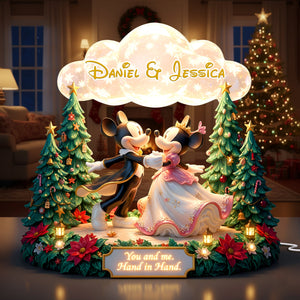 Dancing Couple Acrylic Light Box - Personalized Gifts For Couples 07PALU181125