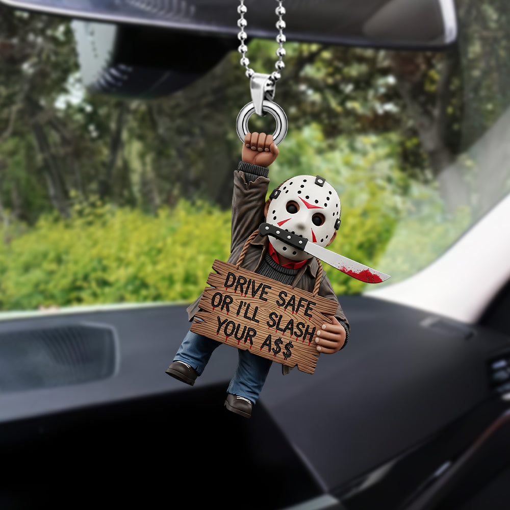 Spooky Characters Funny Halloween Gifts For Horror Fans Car Ornament 03qhtn290825