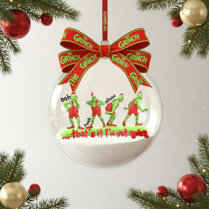 Funny Grumpy Anti-Social Christmas Ornament, Personalized Gifts For Movie Fans 04QHMG300925