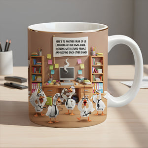 Silly Goose Coworker Mug Personalized Gifts For Coworkers 03KIDT221125
