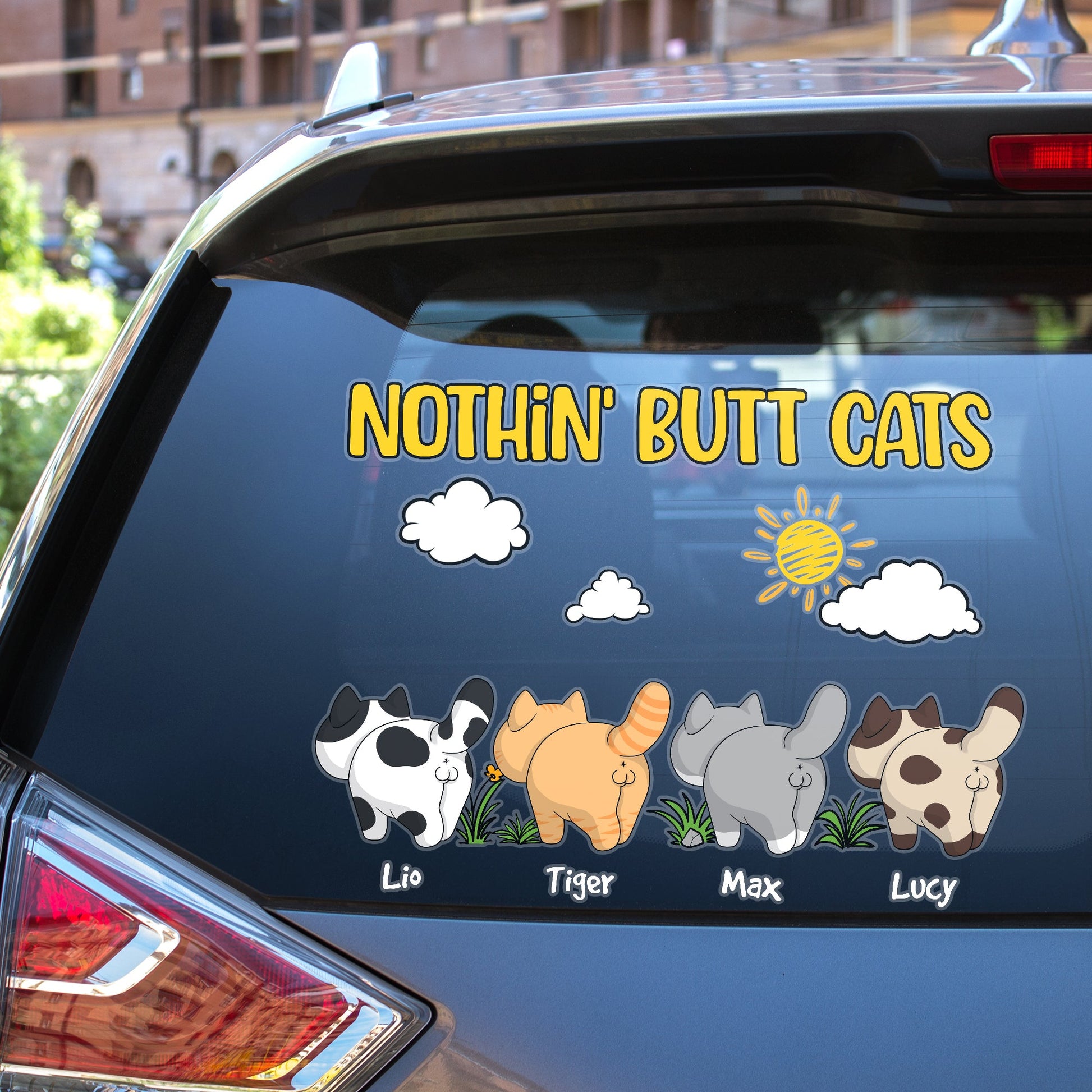 Personalized Gifts For Cat Lover Decal 04XQTN030724 - Decal Sticker - GoDuckee