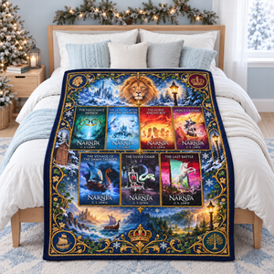 Magical Kingdom Book Collection Blanket - Personalized Gifts For Fantasy Lovers 07naqn081026