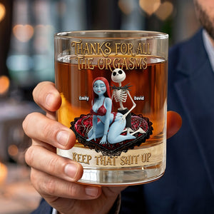 Cheeky Soulmates Whiskey Glass - Personalized Gifts For Couple 05TYQN190626