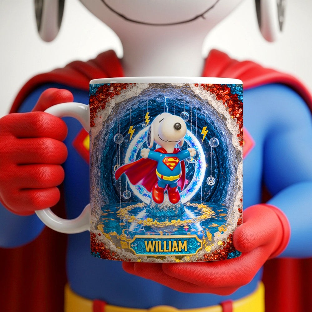 Personalized Gifts For Superhero Fans Coffee Mug, Super Pup Hero 04tgtn220725
