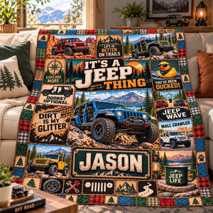 Off-road Blanket - Personalized Gifts For Off-road Lovers 05halu071026