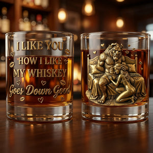Bold Couple Round Glass - Personalized Gifts For Couple 02QHLU080126