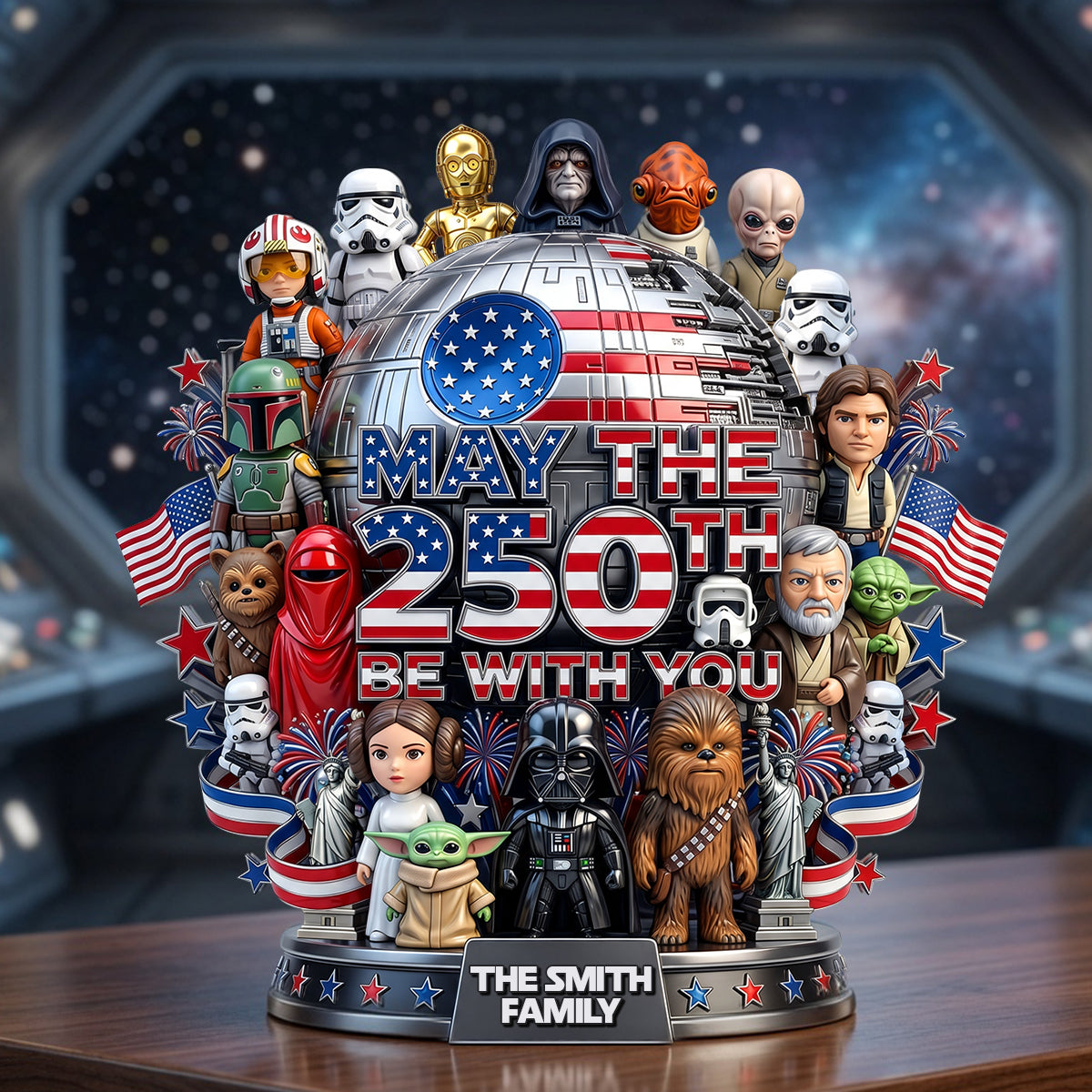 250 Years Of Freedom Acrylic Plaque - Personalized Gifts For Patriots 02PATN040626
