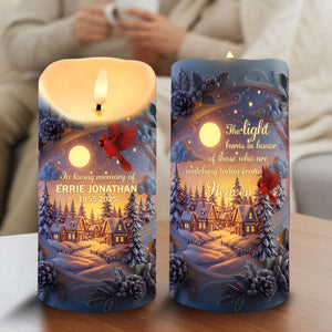 Cardinal From Heaven LED Candle - Personalized Memorial Keepsake For Loved One 02QHLU060925-Homacus