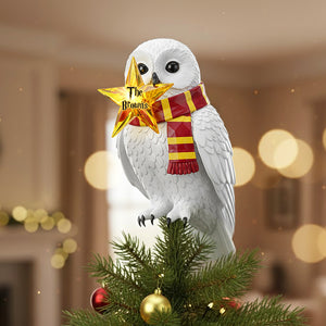 Snowy Christmas Tree Topper Personalized Gifts For Family 05PGTN201125