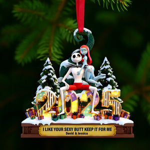 Cheeky Touch Couple Ornament - Personalized Gift For Couples 07OHLU121125