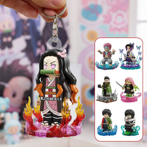 Personalized Gifts For Fans - Darkness Hunter Custom Shape Acrylic Keychain 02pgmg080925