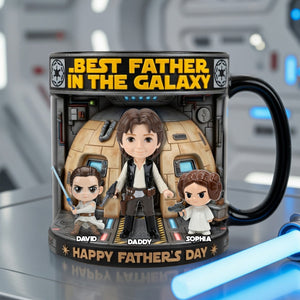 Best Universe Dad Magic Mug - Personalized Gifts For Dad 05OHLU160426