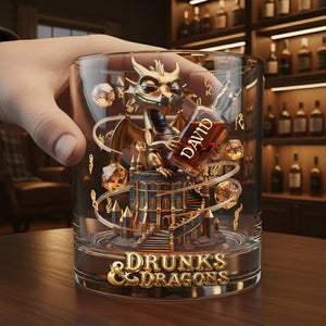 Legendary Sip Round Glass - Personalized Gifts For Drinking Lover 05PALU151225