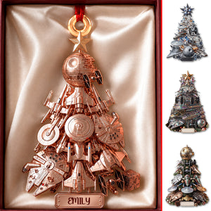 Cosmic Christmas Tree Ornament - Personalized Gifts 05QHDH100826