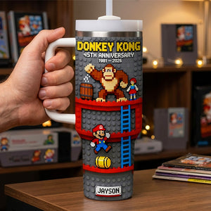 45th Anniversary Retro Game 40oz Tumbler - Personalized Gifts For Game Lovers 04kimg050326