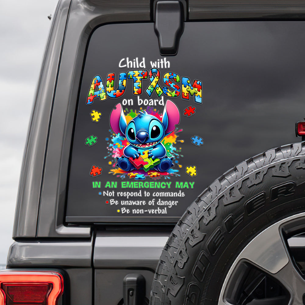Gifts For Autism Awareness Car Decal-Homacus