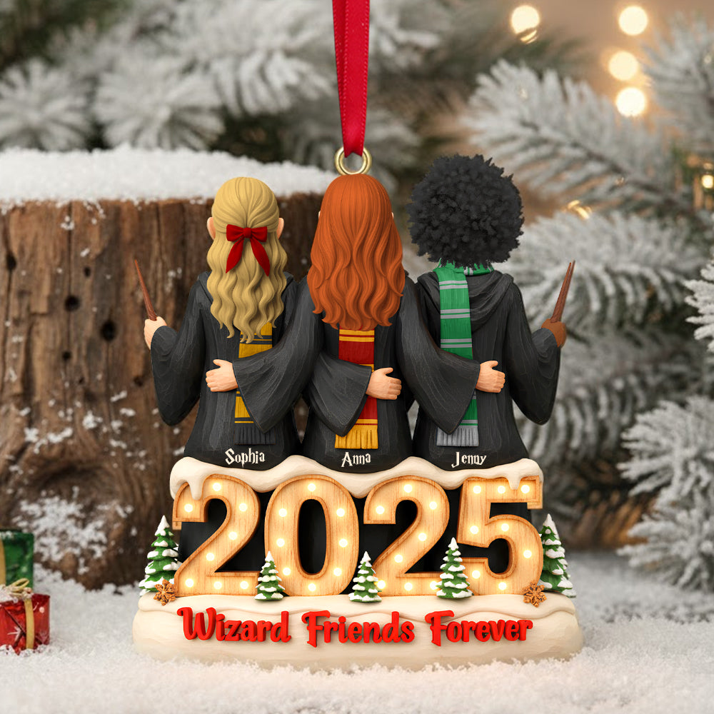 Personalized Gifts For Friends Christmas Wood Ornament 03ohtn181125