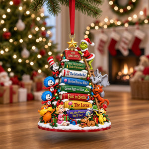 Reading Spirit Christmas Ornament - Personalized Gifts For Christmas 02patn201026