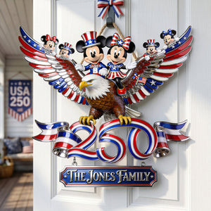 Fun Family On Eagle Wings Acrylic Sign - Personalized Decor Gifts For Family 02qhta020626
