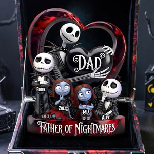 Creepy Cool Dad Acrylic Plaque - Personalized Gifts For Dads 03TYDH090526