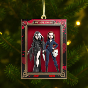 Horror Dolls Personalized Gifts For Besties Christmas Ornament 03natn250825