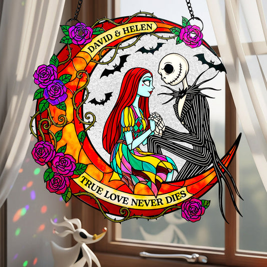 True Love Suncatcher Ornament Personalized Gifts For Couple 04HUDT120825