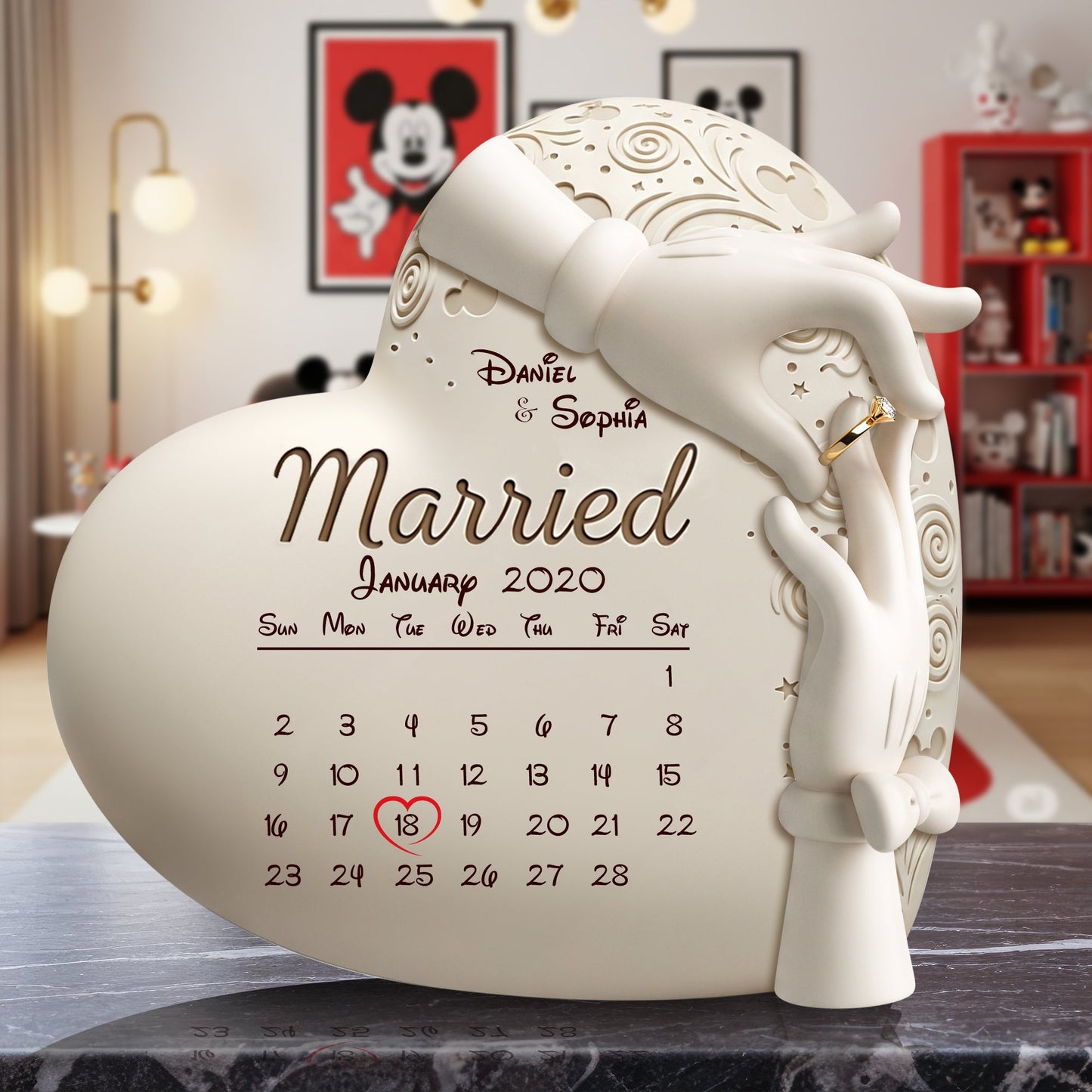 Married Couple  Acrylic Plaque - Personalized Anniversary Gifts For Couples 07OHLU190725