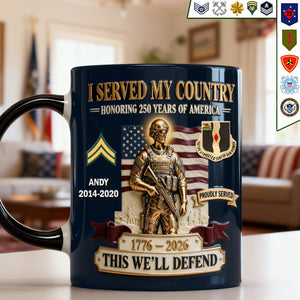 Veteran Coffee Accent Mug - Personalized Gifts For Military Coffee Mug 03KIMG210126