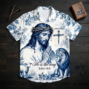 Jesus Christ Prayer Hawaiian Shirt - Personalized Gift For Christian 03HUDT170626