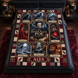 Gothic Literature Era Blanket - Personalized Gifts For Book Lovers 02HADH091026