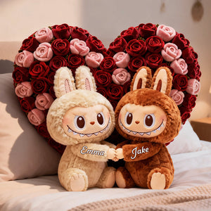 Cute Couple Custom Shaped Pillow - Personalized Gifts For Couple 02nata231225
