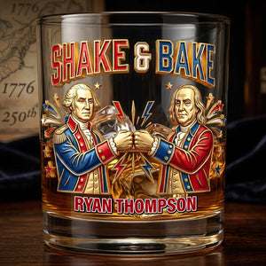 USA 250th Years Round Glass - Personalized Funny Gifts 02nadt080626