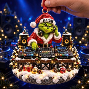 DJ Christmas Ornament - Personalized Gifts For Christmas 08nadt131026