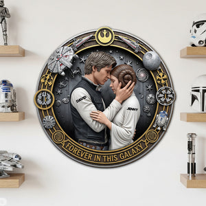 Galactic Love Personalized Gifts For Couple Wood Sign Forever In This Galaxy 01ohtn170725