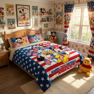 Proud American - Celebrated America 250th Anniversary Quilt Bedding Set 01tyqn260326