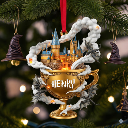 Enchanted Kingdom Acrylic Ornament - Personalized Christmas Gift For Fantasy Lovers 02TOLU270825