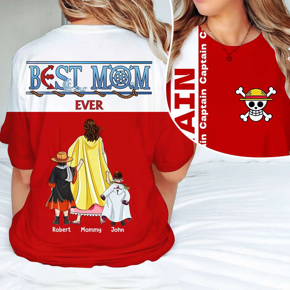Personalized Gifts For Pirate Mom Shirt Best Mom Ever-Homacus
