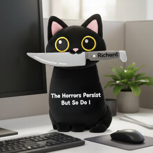 Black Cat Custom Shape Pillow - Personalized Gifts For Coworker 02huqn151125