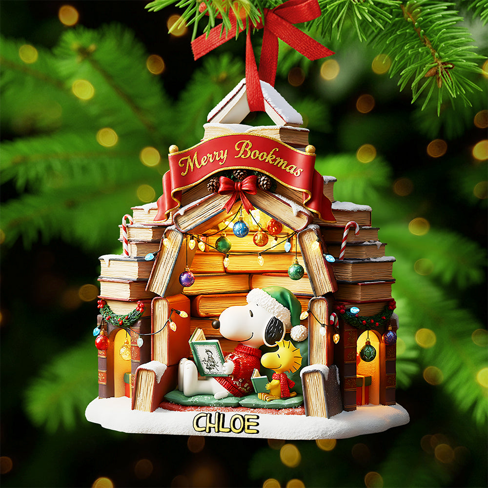 Personalized Gifts For Book Lovers Christmas Ornament 04kita190925