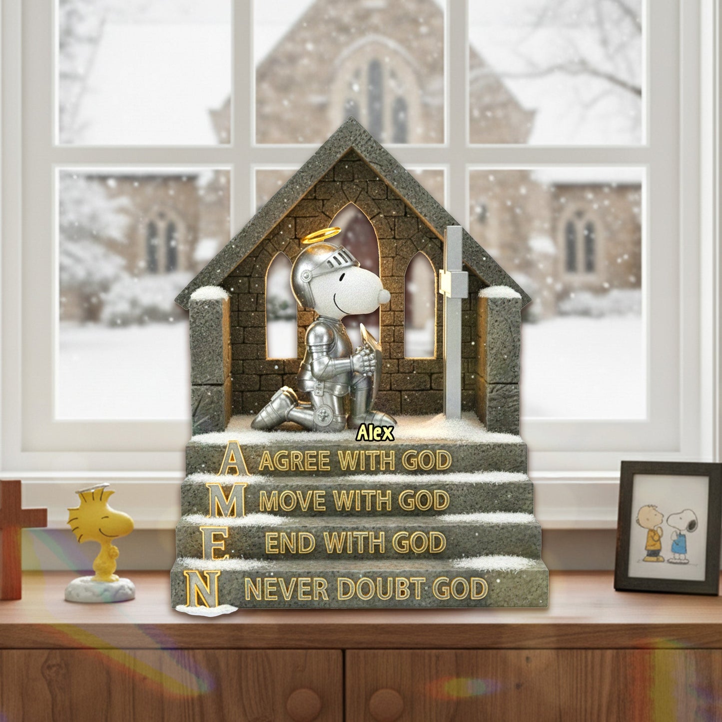 Personalized Gifts For Jesus Lover, Armor of God Acrylic Plaque 05kimg240925
