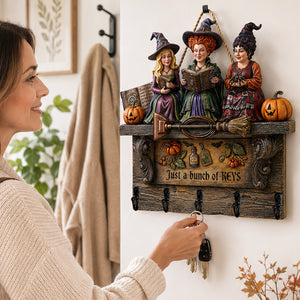 Sassy Triple Witch Key Hanger, Personalized Gifts For Witch Lovers 03qhdt250726