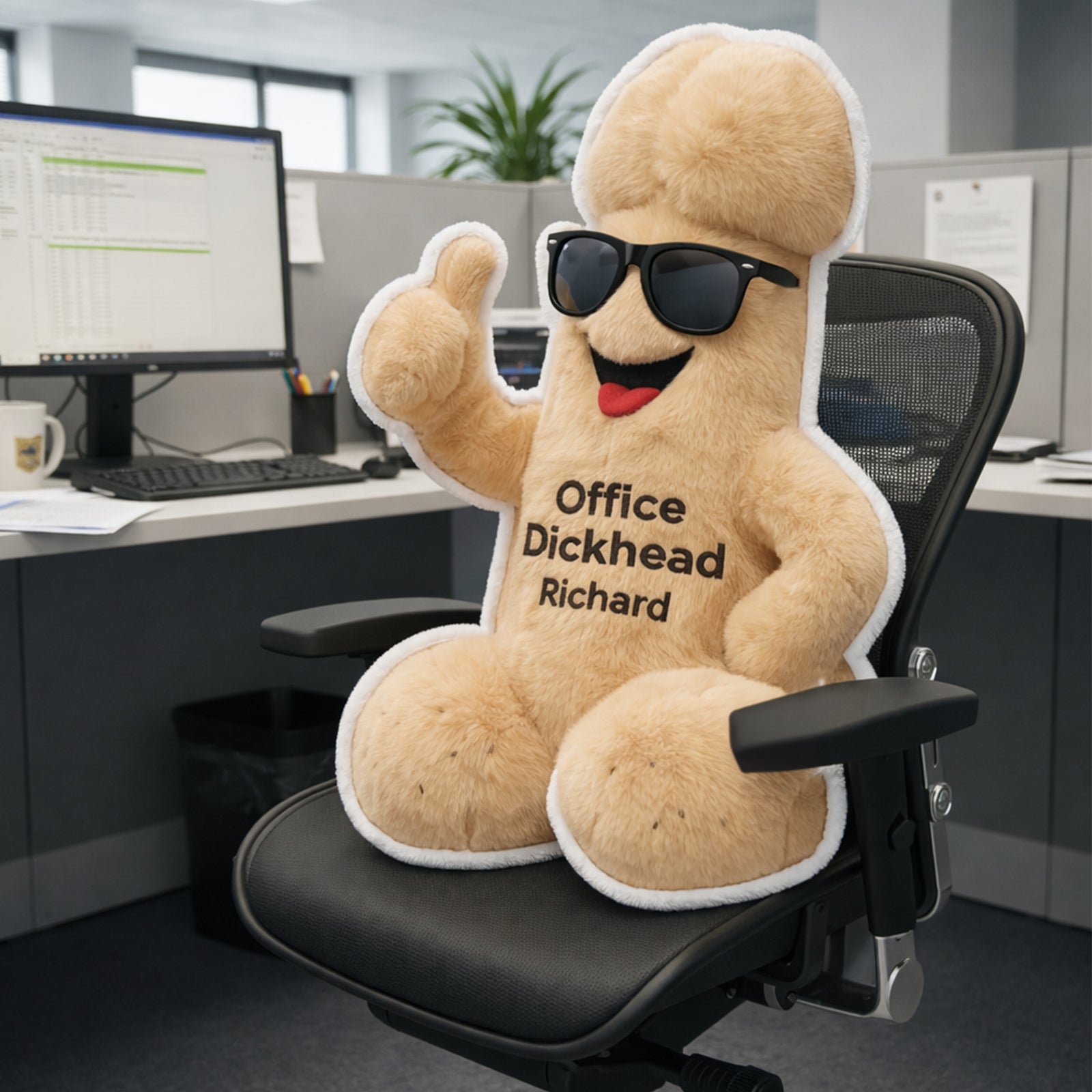 Funny Custom Shaped Pillow - Personalized Gifts For Coworker 01NAQN181125