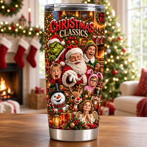 Christmas Characters Tumbler - Personalized Gifts 02totn101026