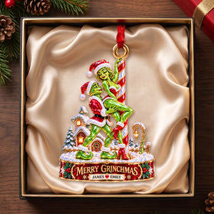Playful Couple Acrylic Ornament - Personalized Gifts For Couple 04hadh191026