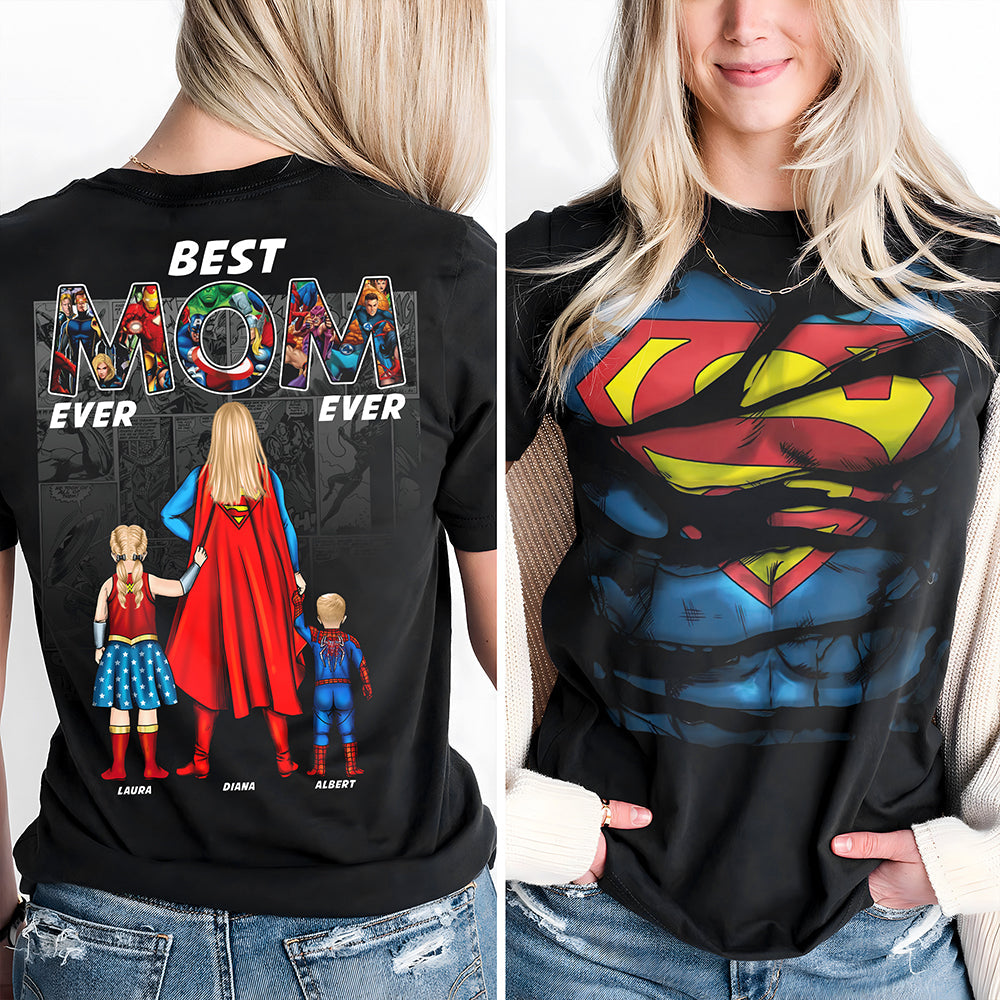 Personalized Gifts For Mom Shirt Best Mom Ever-Homacus