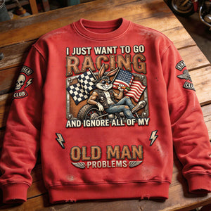 Old Man Racing 3D Shirt - Personalized Gifts For Bikers 05PAMG120326-Homacus