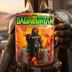 Space Warrior Dad Magic Mug - Personalized Father's Day Gifts 05OHLU050526