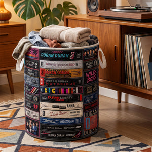 Retro Pop Style Laundry Basket- Personalized Gifts 03HUQN100726