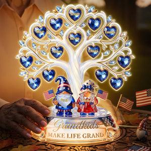 American Gnome Grandparent Light Box - Personalized Gifts For Grandparents 03pata020426